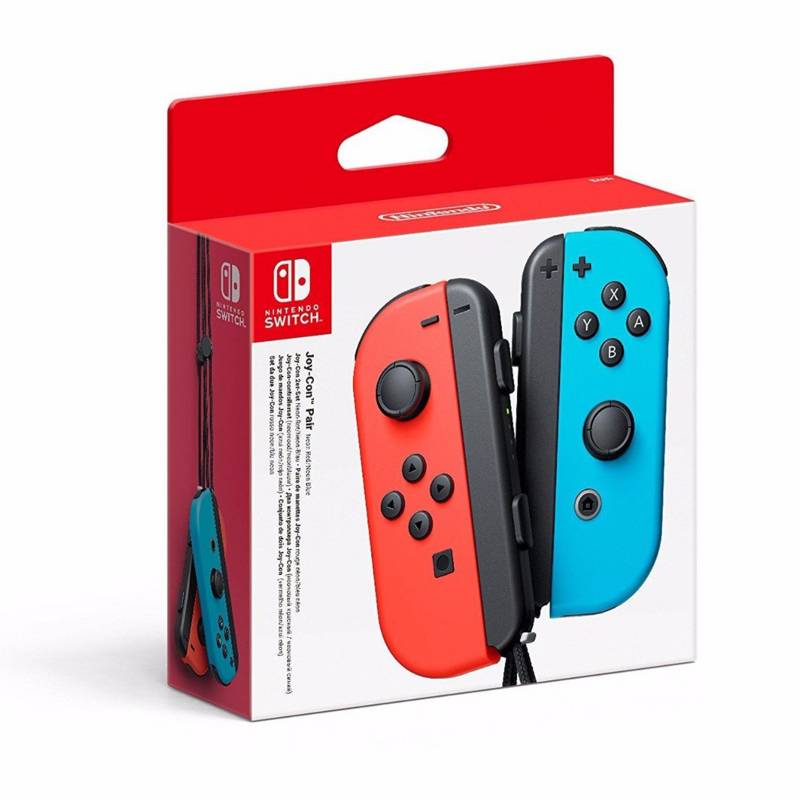NINTENDO - Nintendo Switch Joy-Con (L) / (R) Neon Red / Neon Blue