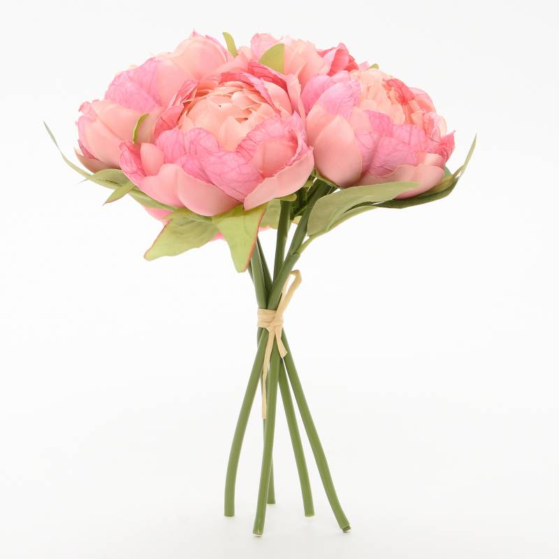 MICA - Bouquet Peonia Rosa 25cm