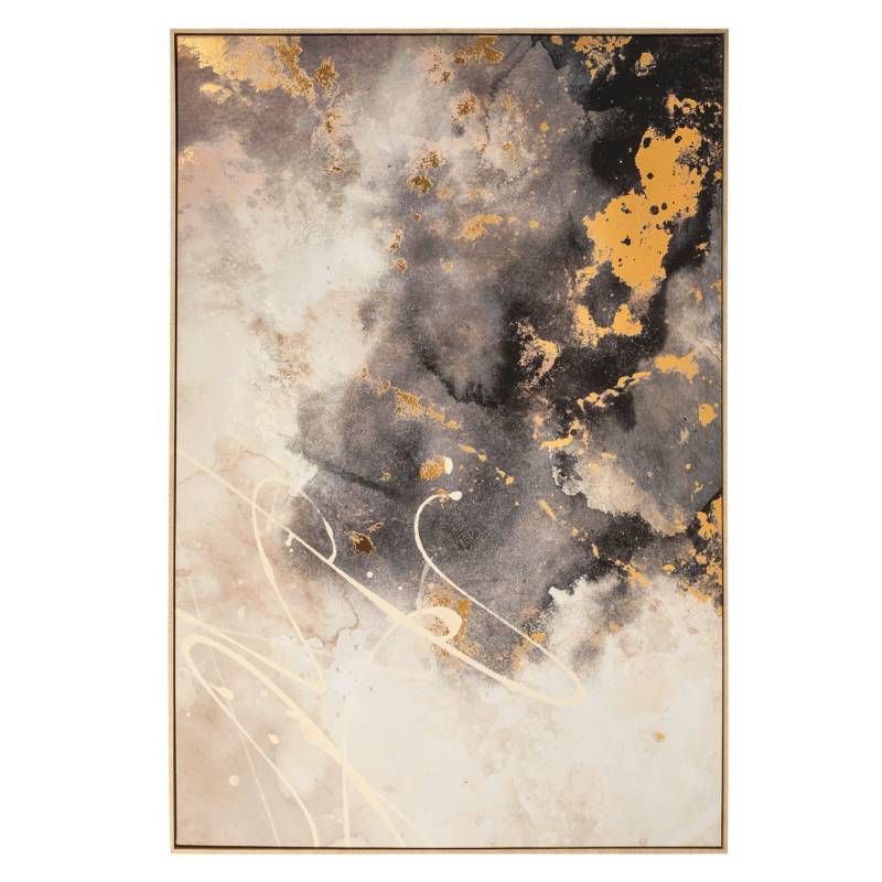 MICA - Canvas Dorado y Gris 100x140cm