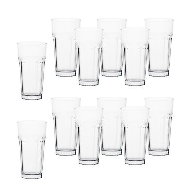 Vasos Altos y Bajos de Vidrio Set x 12 MICA