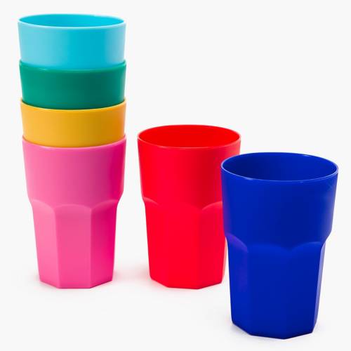 Vasos Altos y Bajos de Vidrio Set x 12 MICA