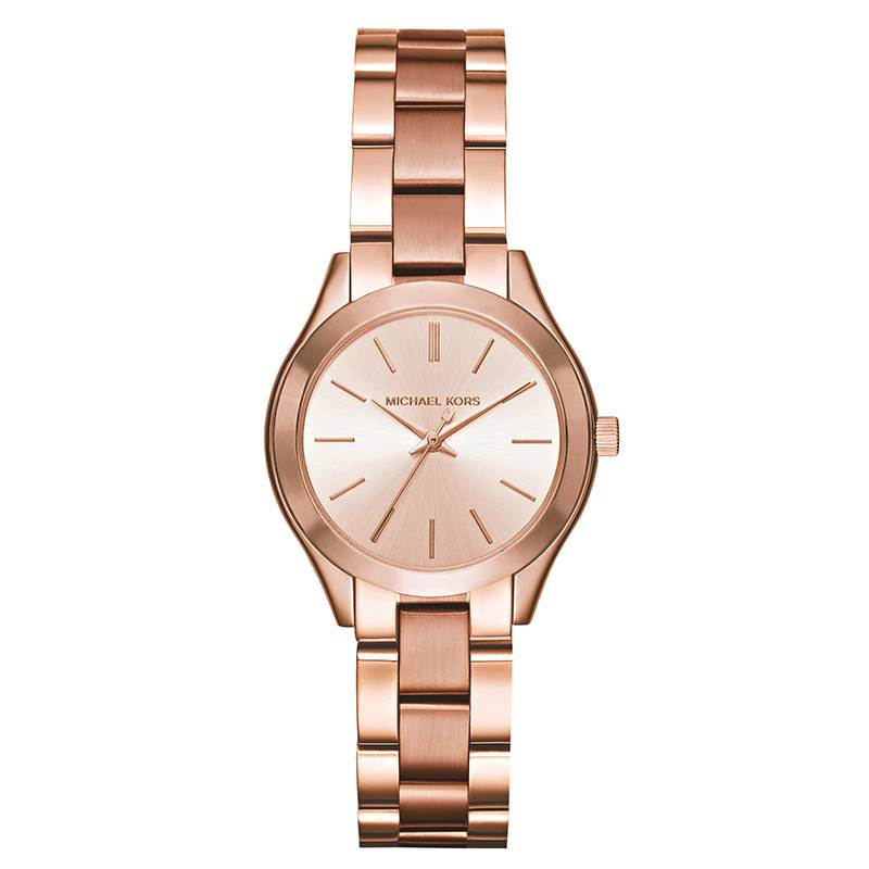 MICHAEL KORS - Reloj Dama, extensible acero oro rosado, carátula oro rosado - Análogo