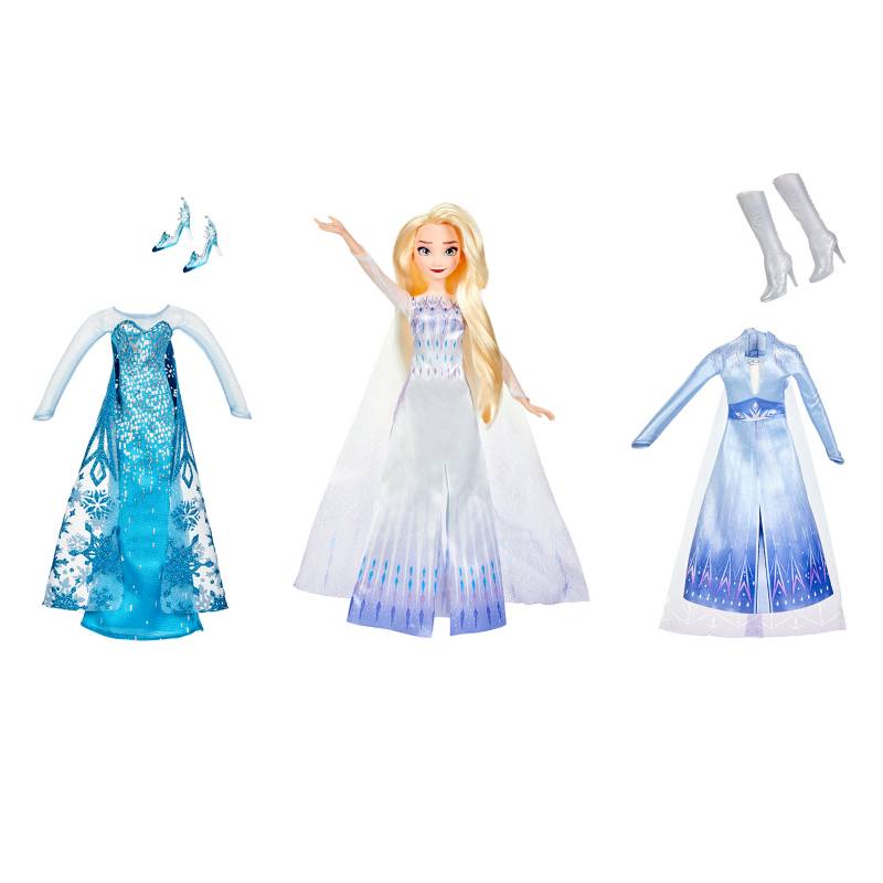 FROZEN - Set Muñeca Estilos de Elsa