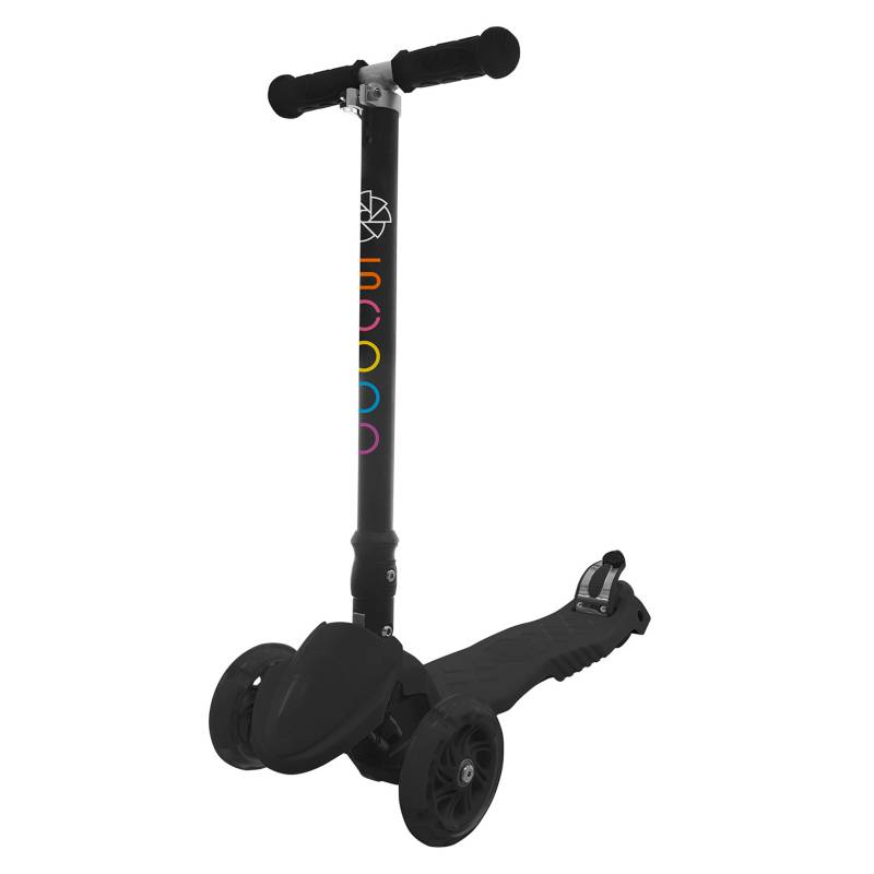 SCOOP - Scooter 3RM c/ Luces Ajustable Negro