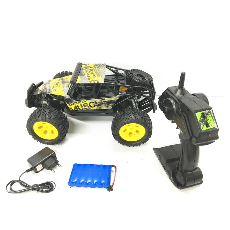 UJIE - Vehiculo A Control Remoto Super Speed Muscle Amarillo 1:12
