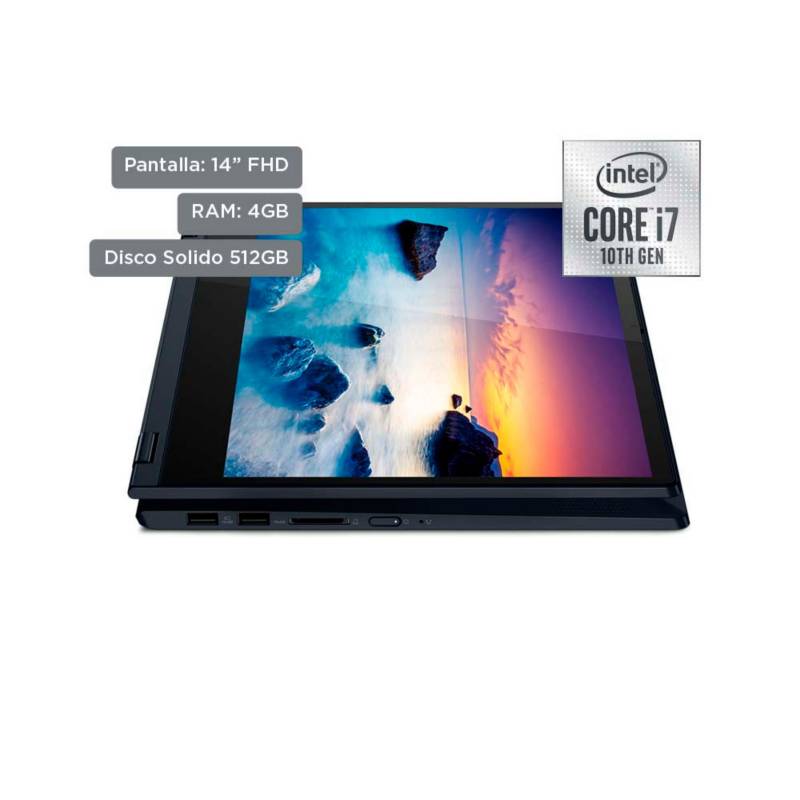 LENOVO - Laptop 2en1 C340 14" Core i7 10ma Gen 8GB RAM 512GB SSD + 2GB Video Nvidia MX 230