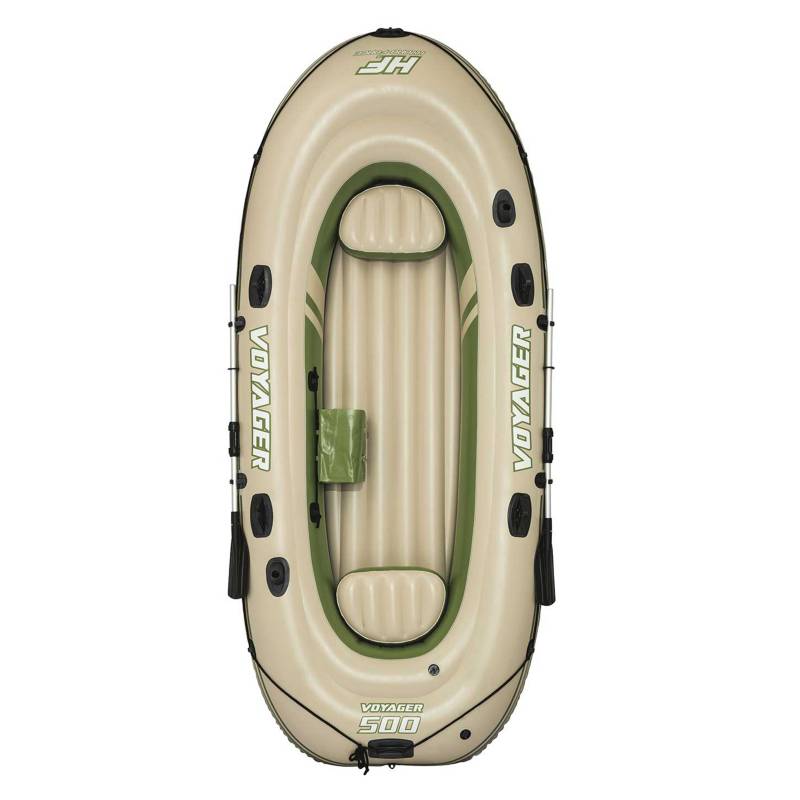 BESTWAY - Bote Inflable Voyager 500 con Remos 3.48 M X 1.41 M