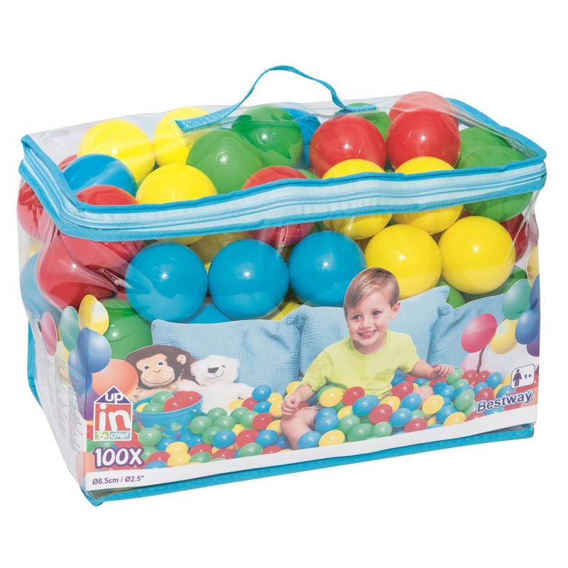 PlayMaty Pelotas para piscinas de bolas, sin ftalatos, sin BPA, coloridas,  de plástico, para jugar al océano, pelotas de piscina para niños, juguetes