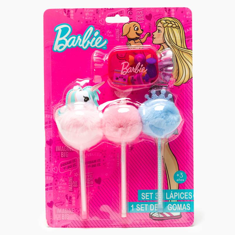 BARBIE - Set 4 Piezas Barbie