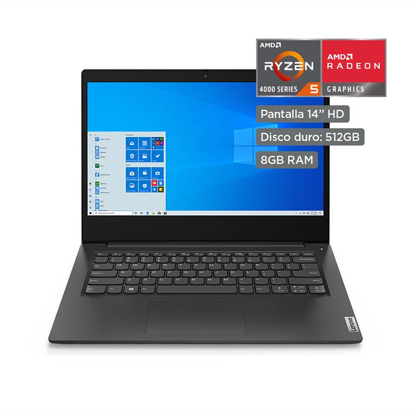 LENOVO - Laptop IdeaPad 14" Ryzen 5 Serie 4000 8GB RAM 512GB SSD