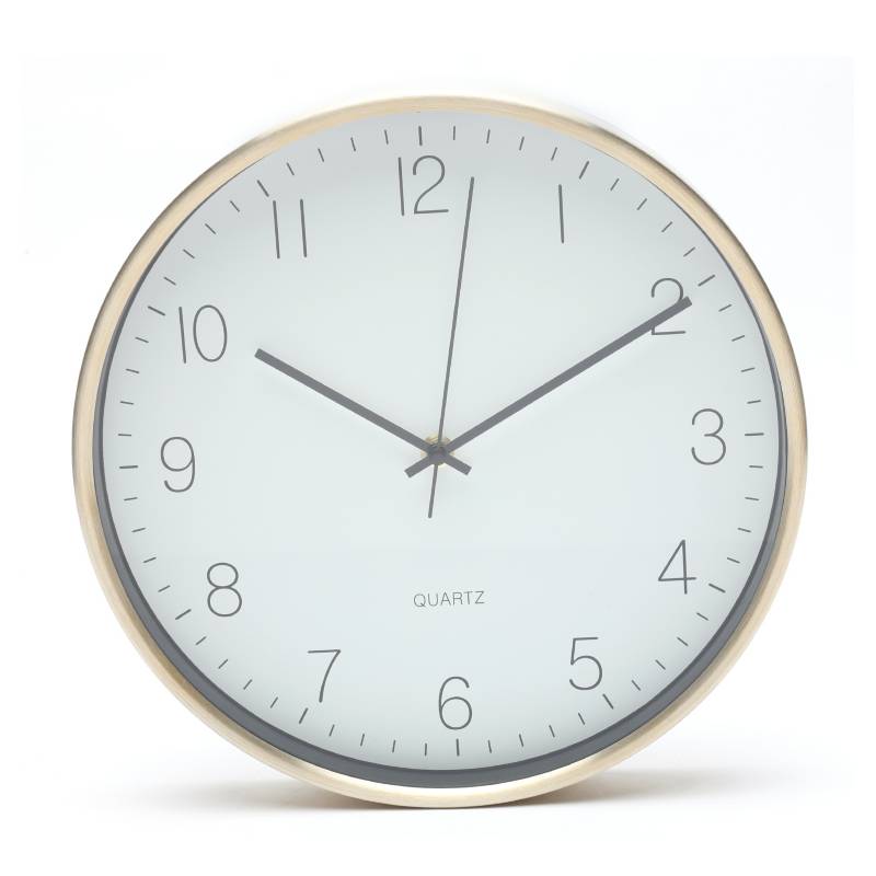 MICA - Reloj de Pared Aluminio 30x30cm