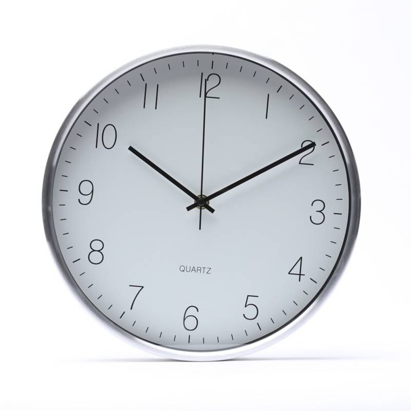 MICA - Reloj de Pared Aluminio 30x30cm