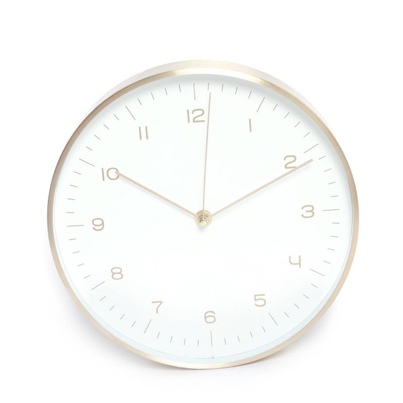 MICA - Reloj de Pared Dorado 25cm