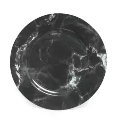 ROBERTA ALLEN - Plato de Sitio Marmol Negro 33 cm