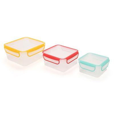 Set Tapas Plásticas x3 - Pyrex