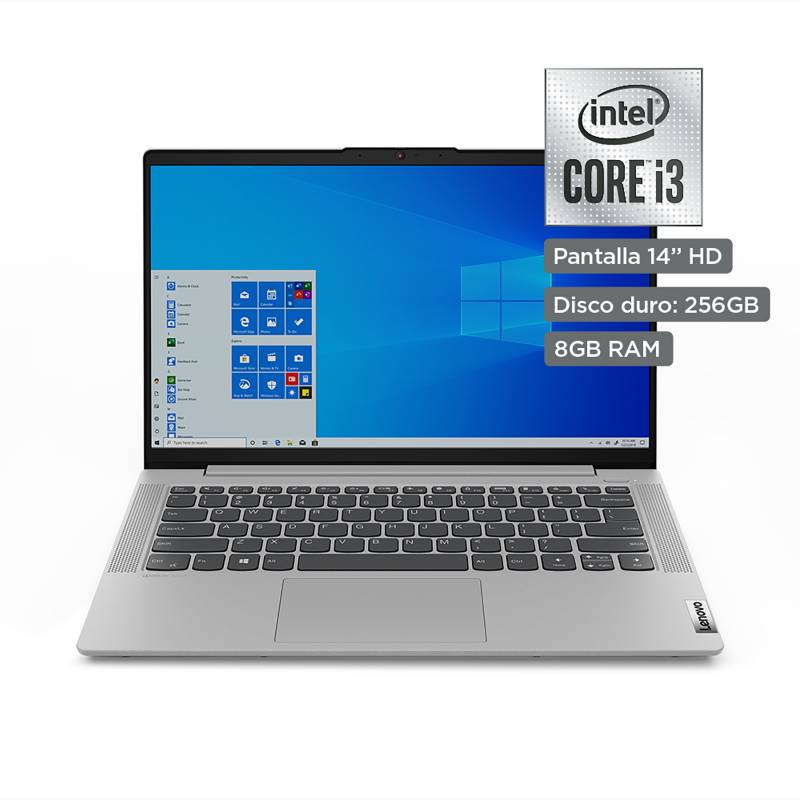 LENOVO - Laptop IdeaPad5 14" Core i3 10ma Gen 8GB RAM 256GB SSD - Pantalla HD