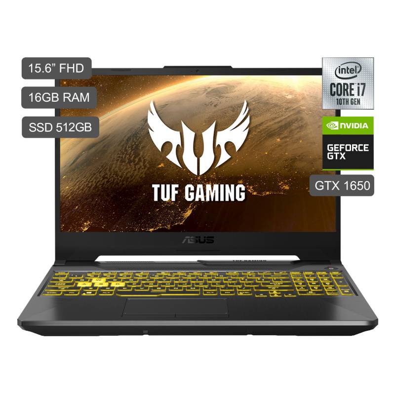 ASUS - TUF Gaming F15 FX506 Core i7 15.6'' FHD IPS 512GB SSD 16GB RAM