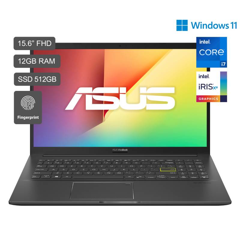 ASUS - VivoBook 15 K513 Core i7 15.6'' FHD IPS 512GB SSD 12GB RAM