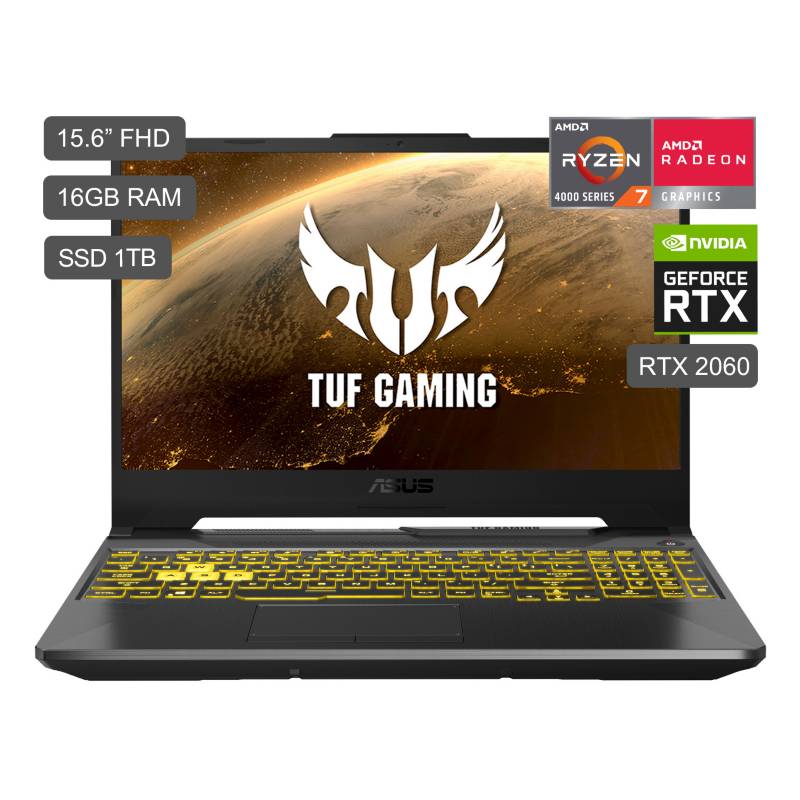 ASUS - TUF Gaming A15 FX506 Ryzen 7 15.6'' FHD IPS 1TB SSD 16GB RAM