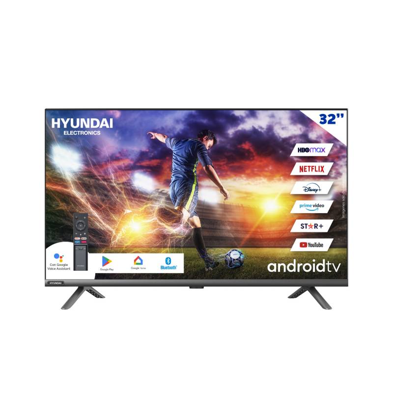 HYUNDAI - Televisor LED 32" HD Android TV  Borderless Bluetooth HYLED3248AIM