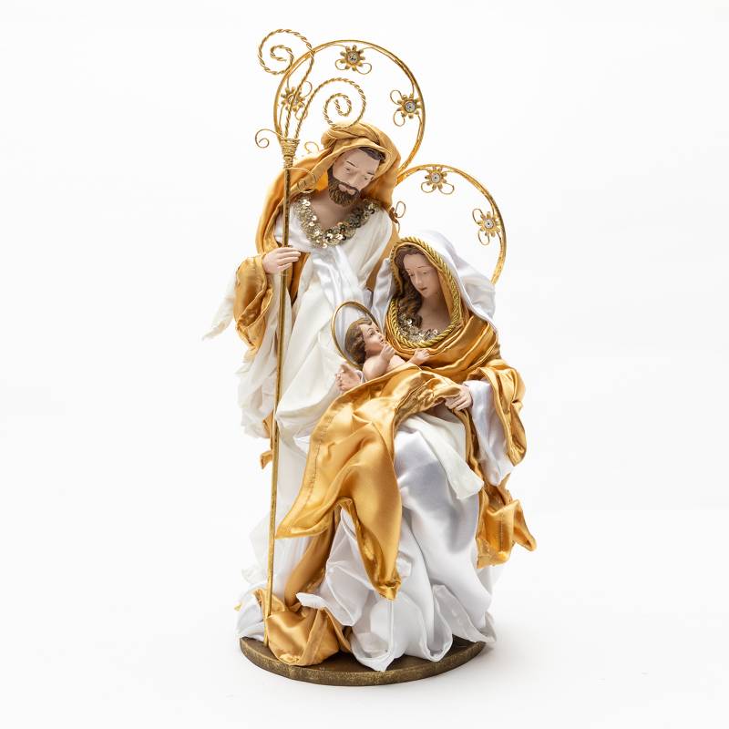 MICA - Pesebre Gold Sagrada Familia 22x18x41cm
