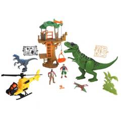 DINO VALLEY - Set de Figuras Deluxe Dinosaurios