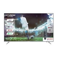 HYUNDAI - Televisor LED 58" 4K SMART WebOS Bluetooth Borderless HYLED5808W4KM