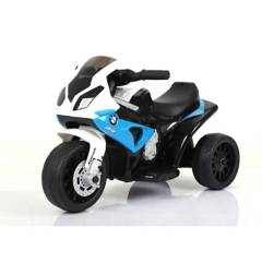 BMW - Moto a Batería para Niños 6V S1000 Azul BMW