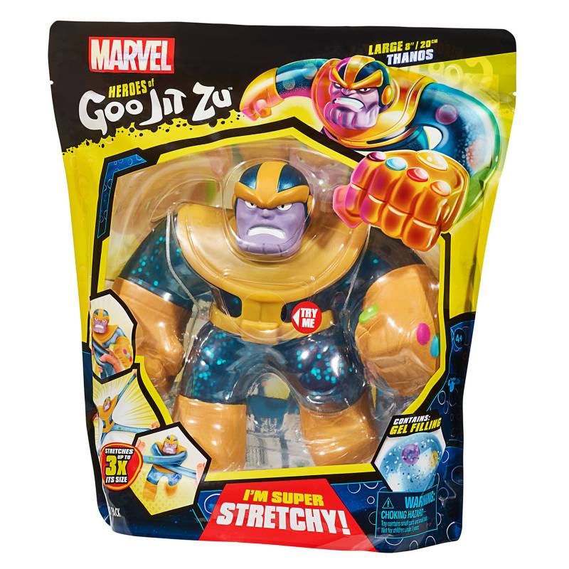 GOO JIT ZU - Goo Jit Zu Héroe Marvel De Lujo Thanos 12"