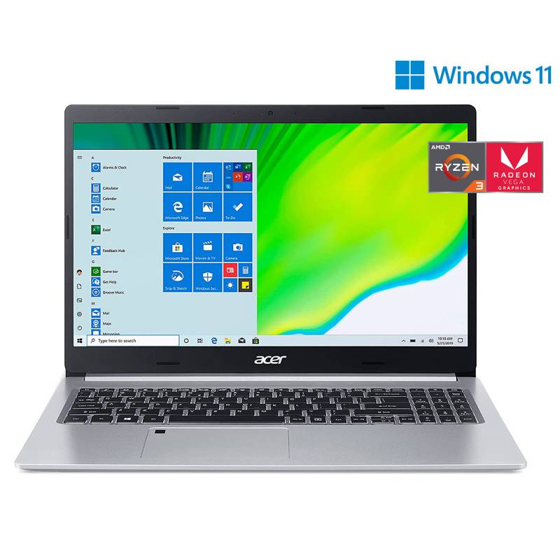 ACER - Laptop Acer Aspire 5 15.6" FHD Ryzen 3 3250U 4GB 128GB SSD, Teclado en inglés
