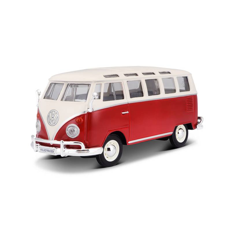 MAISTO - Vehículo de Colección Volkswagen Van "Samba" 1:25