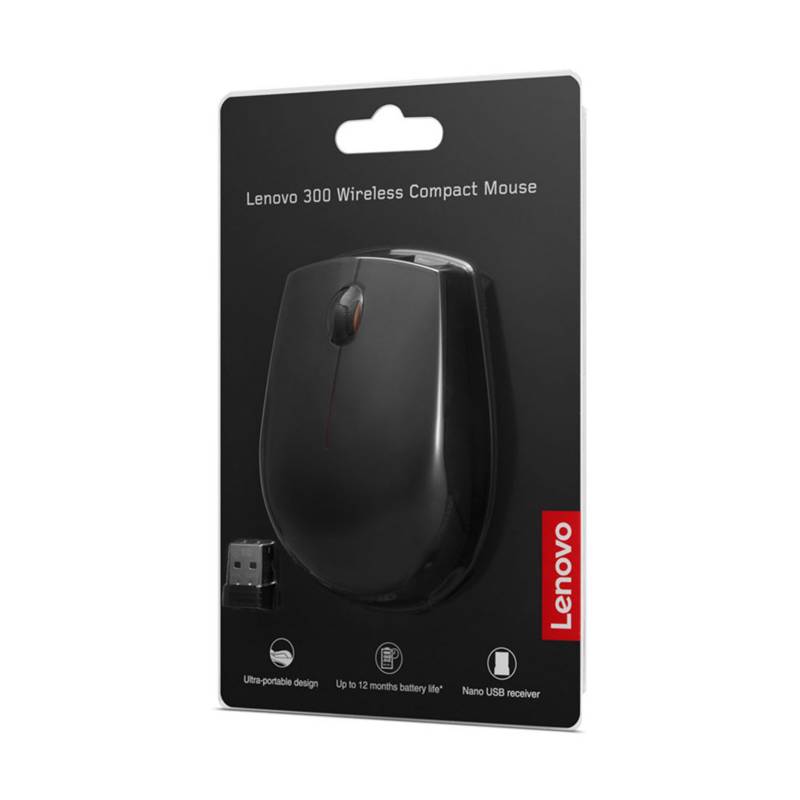 LENOVO - Mouse inalámbrico Lenovo 300