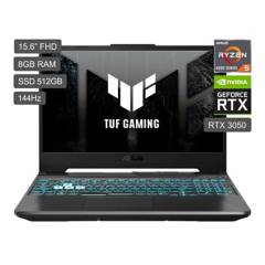ASUS - Laptop Gamer ASUS TUF AMD Ryzen 5 Serie 4000 8GB 512 GB 15.6'' RTX 3050