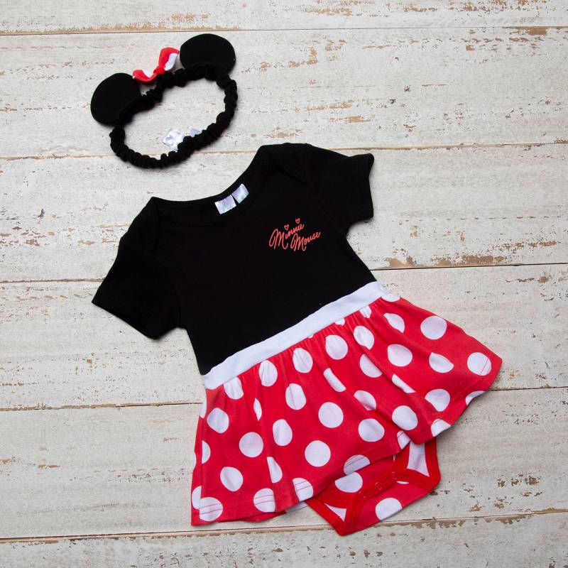 Disfraz de Minnie Mouse. Disfraz de Minnie Mouse para bebé niña