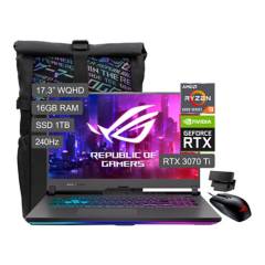 Gamer Asus AMD Ryzen 9 RTX 3070 Ti 16GB 1TB SSD ROG Strix G17 Serie 6000 17.3"