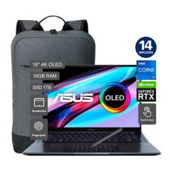 Laptop Asus Intel Core i7 RTX 3060 16GB 1TB SSD Zenbook Pro 16X OLED 12° Gen 16.1"