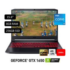 Gamer Acer Intel Core i5 GTX 1650 4GB 8GB 256 GB SSD Nitro 11° Gen 15.6''
