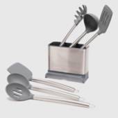 Set 11 Utensilios de Cocina Acero y Silicona WURDEN