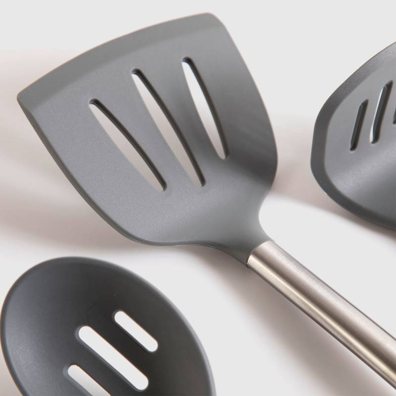 Set 11 Utensilios de Cocina Acero y Silicona WURDEN