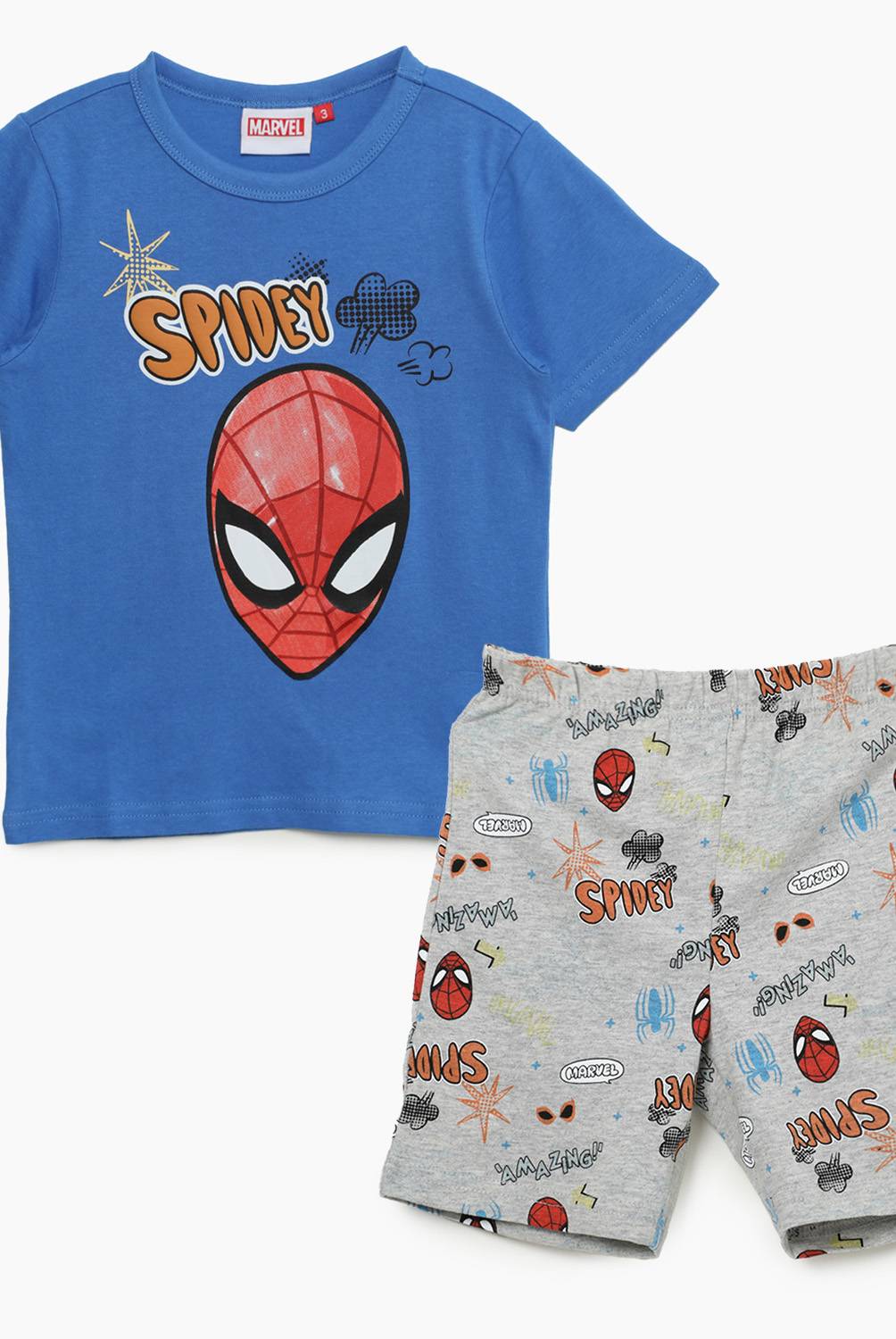 Pijama dos piezas manga corta estampado de Niño SPIDERMAN