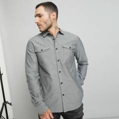 Camisa Manga Larga Hombre Mossimo