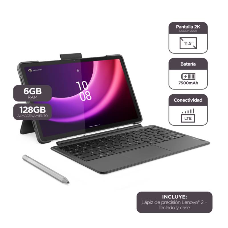LENOVO - Tablet Lenovo P11 2da Gen 6GB RAM 128GB + Keyboard Pack y Precisión Pen 2
