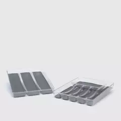 MICA - Pack X2 Organizadores De Cubiertos Y Utensilios Rubber