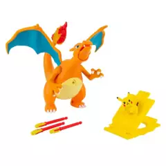 POKEMON - Figura Interactiva Pokemon Charizard Deluxe Pikachu