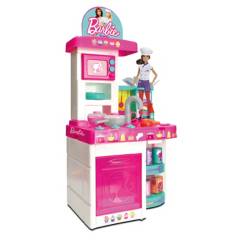 BARBIE - Barbie Cocina Deluxe con Luces y Sonido 40 Accesorios