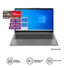 Laptop Lenovo Ryzen 7 16GB 512GB IdeaPad 3i Seria 5700U 15.6"