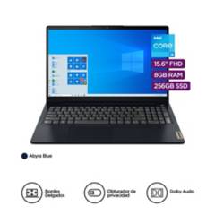 Laptop Lenovo Intel Core i3 8GB 256GB IdeaPad 3i 11° Gen 15.6"