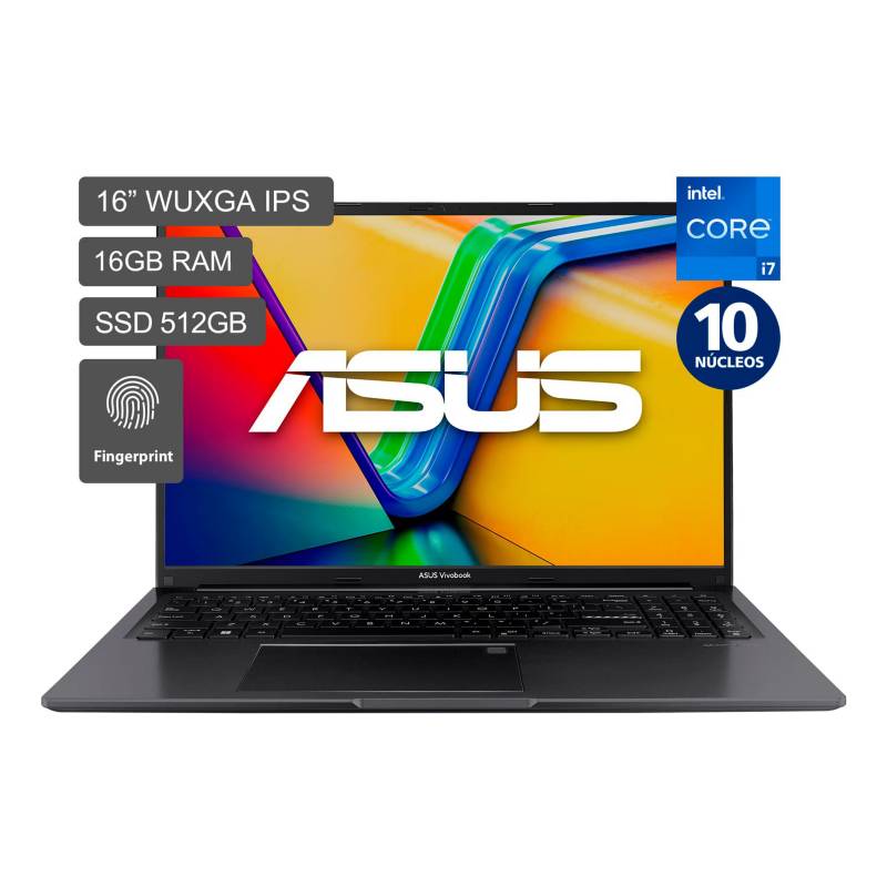 ASUS - Laptop Asus Intel Core I7 16gb 512gb Ssd Vivobook 16 12° Gen 16''