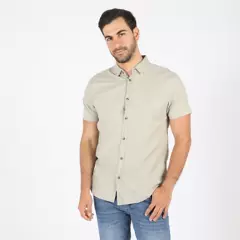 BASEMENT - Camisa 100% Algodón Hombre Basement