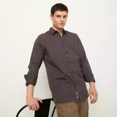 DENIMLAB - Camisa Manga Larga 100% Algodón Hombre Denimlab